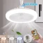 Luminária LED com Ventilador + Controle Zenny